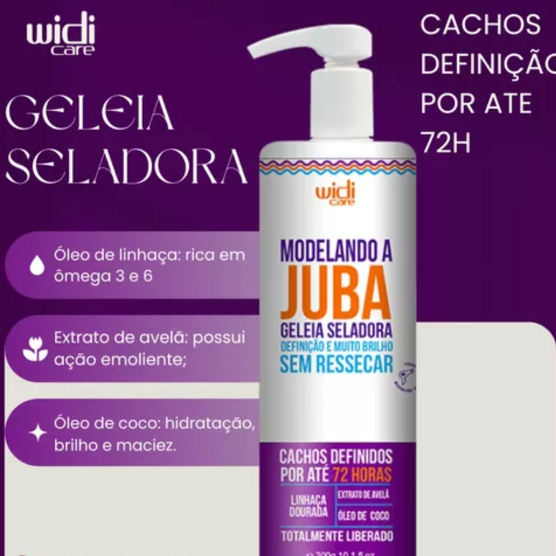 Geleia Modelando Juba Cachos Widi Care 300gr