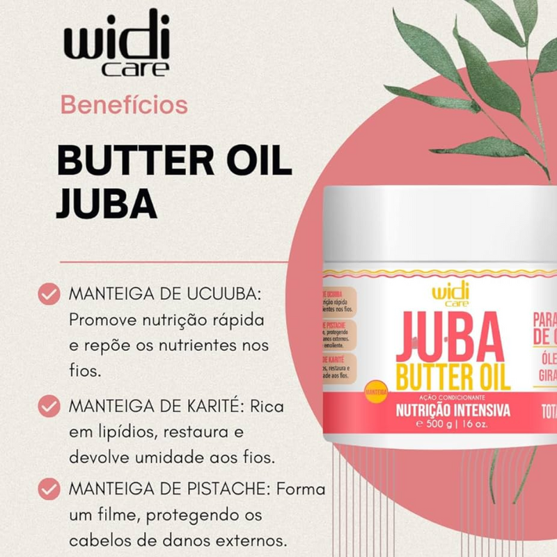 Juba Manteiga Butter Oil Máscara Intensiva Widi Care 500gr