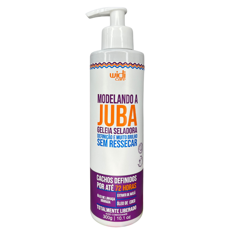 Kit Creme De Pentear Encaracolando A Juba 1L + Geleia Modeladora De Cachos 300ml Widi Care