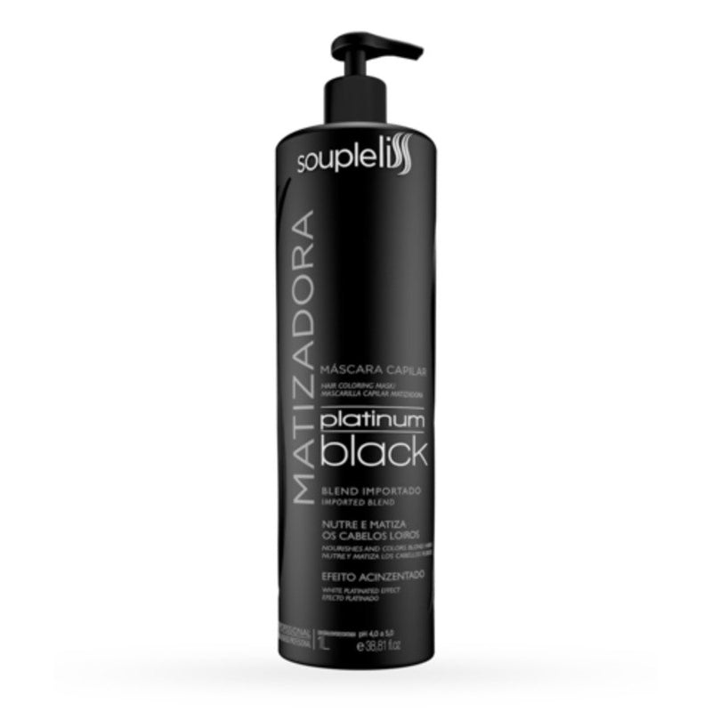 Souple liss matizador Platinum black 1litro