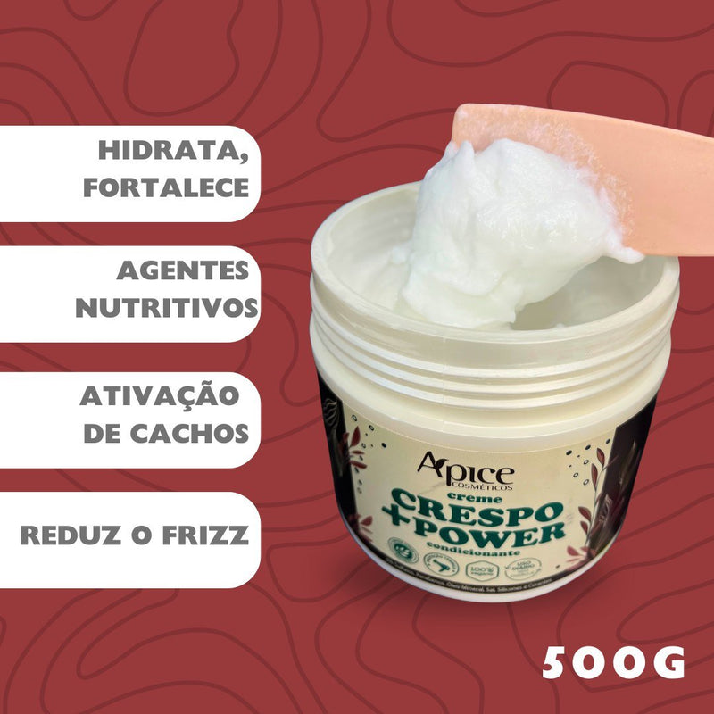 Crespo + Power Condicionante Nutrição 500g Apice