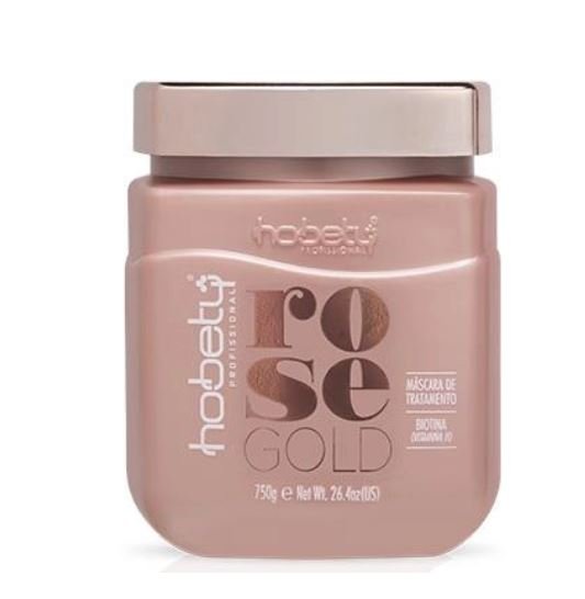 Kit Rose Gold Hobety Shampoo 750 Ml + Máscara 750 Gr