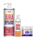 Kit Creme De Pentear Encaracolando 1L + Mousse Criador De Cachos 180ml + Máscara Hidronutritiva 500gr Widi Care