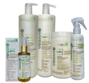 Kit Completo Profissional Óleo Kalahari Spa Vegan 3x1L + Óleo Finalizador 60ml + Leave-in 200ml Soupleliss