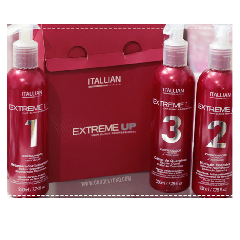 Kit Extreme Up Itallian Hairtech – Reconstrução Rápida e Eficiente