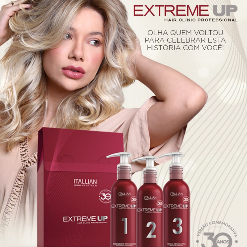 Kit Extreme Up Itallian Hairtech – Reconstrução Rápida e Eficiente