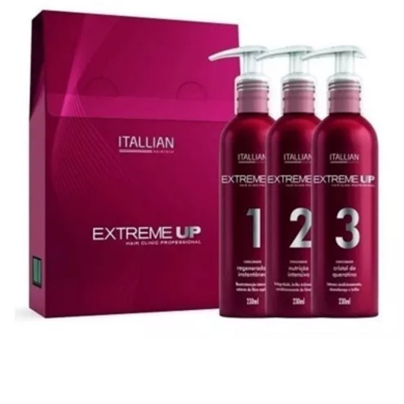 Kit Extreme Up Itallian Hairtech – Reconstrução Rápida e Eficiente