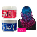 Combo Tonalizante Rosa e Azul - Sem amônia L&A Cosméticos