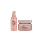 Kit Shampoo e Máscara Rose Gold 300gr Hobety