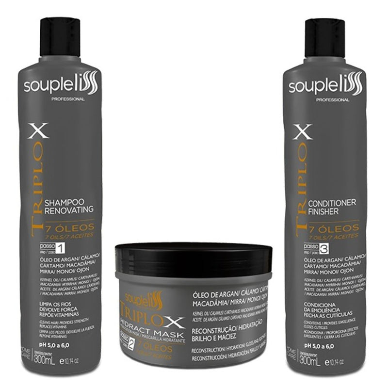 Triplo X Home Care Reconstrução 7 Óleos Soupleliss