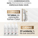 Kit 12 Colorações Itallian color 60gr + Brinde