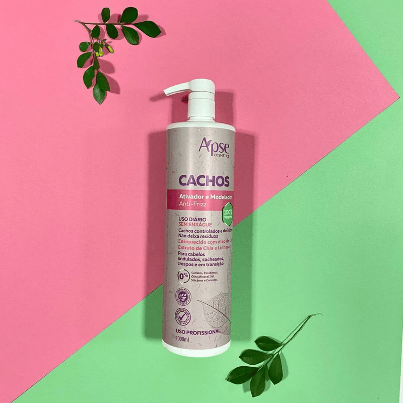 Ativador e Modelador De Cachos Anti-frizz 1L Apice