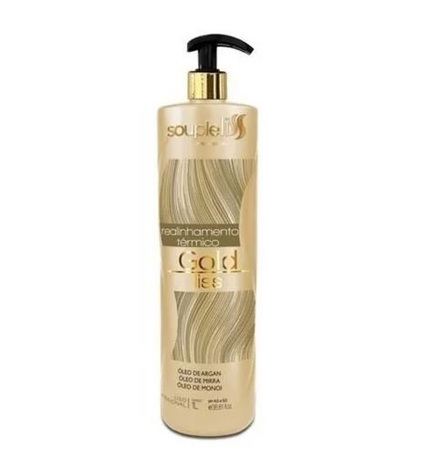 Souple Liss Realinhamento Térmico Gold Luxe (Gold liss) Passo 2 1l