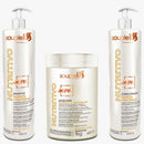 Kit SPA Nutritivo Para Cabelos Danificados Quebradiços Soupleliss 1L