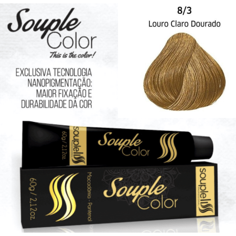 Coloração Soupleliss Tintura Para Cabelo 60g