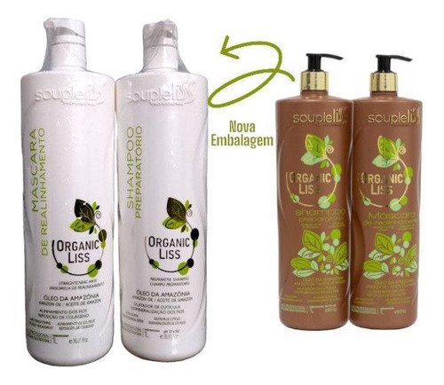Escova Progressiva Organic Liss SoupleLiss 1L