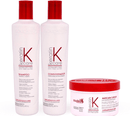 Kit Keratin Care Sistema Anti Frizz Shampoo + Condicionador + Máscara 300 ML Soupleliss