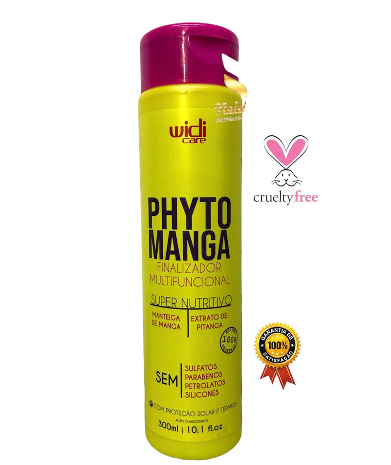 Kit Phytomanga Ultra Nutritivo Shampoo 300ml + Condicionador 300ml + Máscara 300ml + Finalizador 300ml Widi Care
