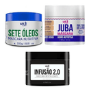 Cronograma Hidronutritiva + Infusão + Sete Óleos 300gr Widi