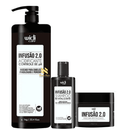 Kit Infusão Acidificante 2.0 1L + Shampoo 300ml + Máscara 300gr Widi Care