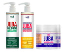 Kit Co Wash Limpeza Suave 500ml + Condicionador Juba 500ml + Máscara Hidro-nutritiva 500gr Widi Care