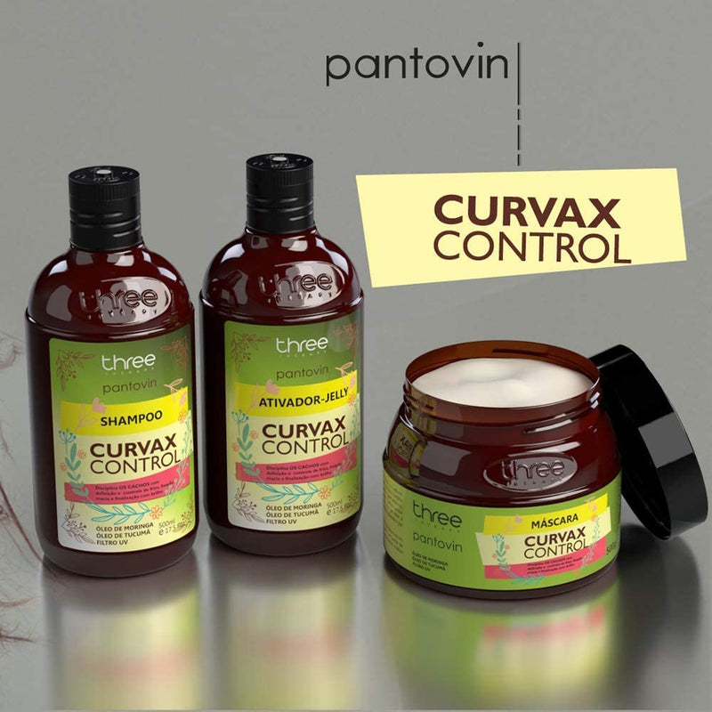Pantovin Kit Curvax Control Cabelos Cacheados