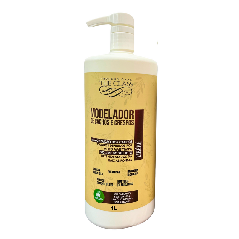 Modelador De Cachos Crespos Memorização Libere The Class 1L