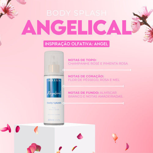 Body Splash Deo Colônia - Angelical - Barbour's Beauty - 200 Ml