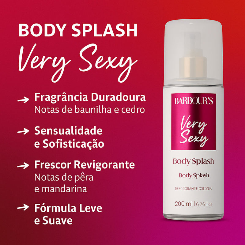 Body Splash Barbours Beauty Very Sexy Spray 200 ML