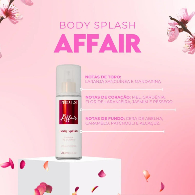 Body Splash Barbours Beauty Diversas Fragrâncias Spray 200ml