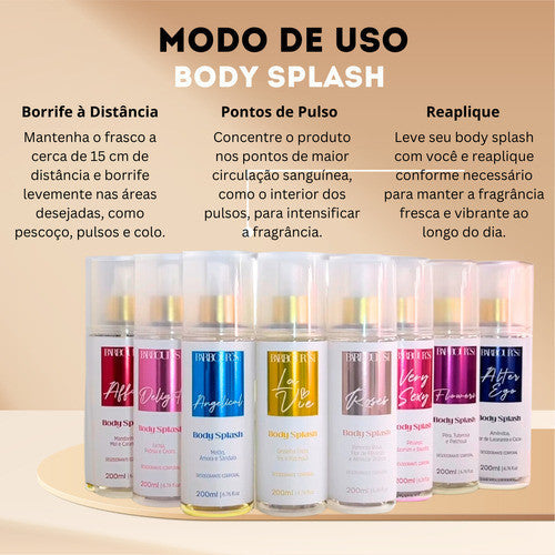 Body Splash Deo Colônia - Affair - Barbour's Beauty - 200 Ml