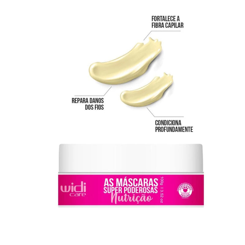 Kit Super Poderosas Cronograma Capilar 3 x 100g Widi Care