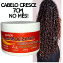 Máscara Anabolizante Capilar - Crescimento Acelerado com Monovin e Vitamina A L&A Cosméticos 300g