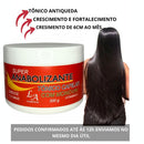 Máscara Anabolizante Capilar - Crescimento Acelerado com Monovin e Vitamina A L&A Cosméticos 300g