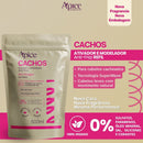 Kit 2 Refil Ativador E Modelador De Cachos Apice Vegano Anti Frizz Creme De Pentar Uso Diário 500g