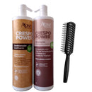 Kit Crespo Power Apse Apice - Shampoo Hidratação Intensa E Condicionador Acidificante 1L