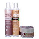 Kit Crespo Power Apse Apice - Shampoo, Condicionador e Máscara 300ml