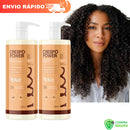 Kit Crespo Power Apse Apice - Shampoo Hidratação Intensa E Condicionador Acidificante 1L