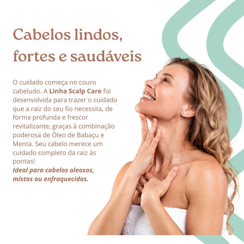 Kit Scalp Care Shampoo e Condicionador 300ml - Estimula o Crescimento Apice Apse