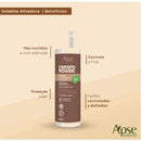 Kit Crespo Power Creme de Pentear 500g - Gelatina Apse 300ml Apice