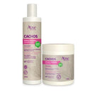 Kit Cachos Apse Apice - Gelatina Finalizadora e Creme de Pentear Cachos 500ml