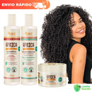 Kit África Baobá - Shampoo, Condicionador e Máscara 300ml Apice Apse