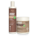 Kit Crespo Power Creme de Pentear 500g - Gelatina Apse 300ml Apice