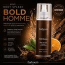 Body Splash Masculino Bold Homme Desodorante Barbours Beauty 200ml