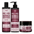 Kit Widi Care Pré e Pós Química - Shampoo + Condicionador + Máscara 300g
