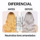 Shampoo Matizador Platinum Efeito Platinado - S/ Amônia - Resultado 100% Natural La cosméticos 300ml