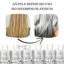 Shampoo Matizador Platinum Efeito Platinado - S/ Amônia - Resultado 100% Natural La cosméticos 300ml