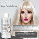 Shampoo Matizador Platinum Efeito Platinado - S/ Amônia - Resultado 100% Natural La cosméticos 300ml
