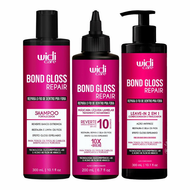 Kit Widi Care Bond Gloss Repair Reparação - Monte seu kit !