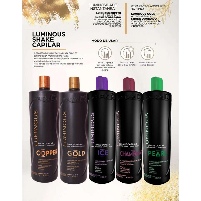 Luminous Shake Champagne - Efeito Champagne SoupleLiss 1L